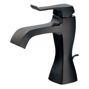 シングルレバー混合栓（引棒付） 183-160-D マッドブラック