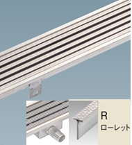 排水ユニット タイル割150mm用SUG-S《Rローレット》 ステンレスグレーチングタイプ《中央排水仕様》