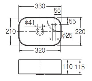 角型手洗器 493-273-W(ホワイト)・D(マットブラック)・GY 角型手洗器 493-273-W(ホワイト)・D(マットブラック)・GY