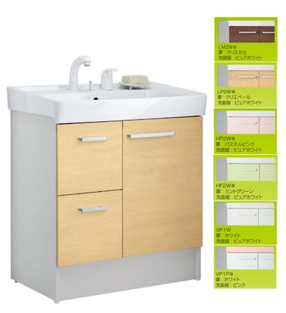 LIXIL INAX 化粧台本体(D7シリーズ) 間口750 片引出タイプ LIXIL INAX 化粧台本体(D7シリーズ) 間口750 片引出タイプ