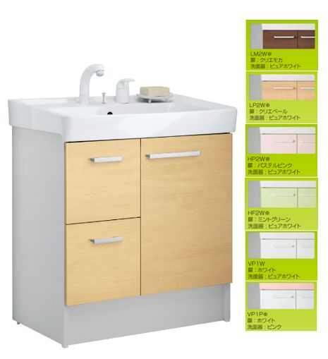 LIXIL INAX 化粧台本体(D7シリーズ) 間口750 片引出タイプ LIXIL INAX 化粧台本体(D7シリーズ) 間口750 片引出タイプ
