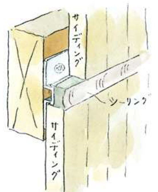 ビニールサイディングジョイナー SJR-84B ホワイト 長さ2.73ｍ