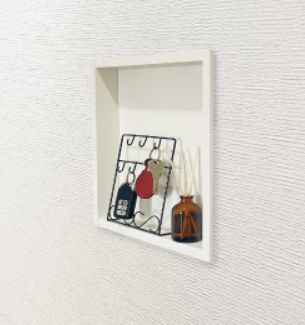 PaReno スマートニッチ NR-304505-WT 高さ460×幅313×奥行49.5mm