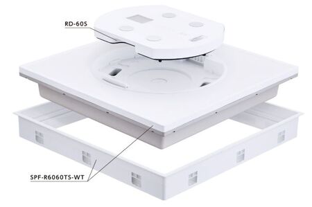 体組成計付き 高気密型床下点検口 NORNE SPF-R6060TS-WT【標準型】＋体組成計（体重計）RD-60S