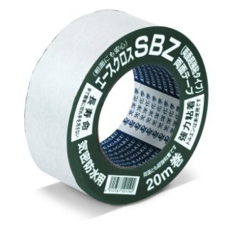 気密防水テープ  両面 エースクロスSBZ 幅50/75/100mm×長さ20ｍ