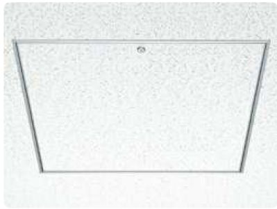 創建 アルミ 天井点検口(目地タイプ) リーフ目地 タイプ4(アルマイトシルバー) カギ付 吊り金具タイプ