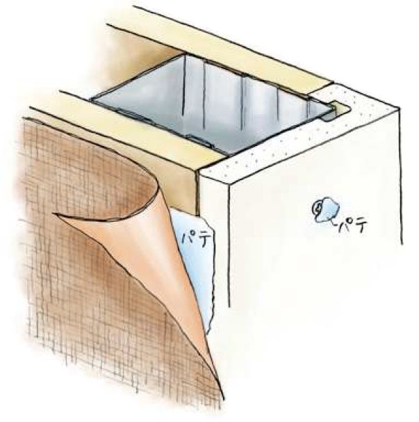 ビニール ペンキorクロス下地材出隅 袖壁コーナー 40-10(9.5mm用) 長さ2.6ｍ